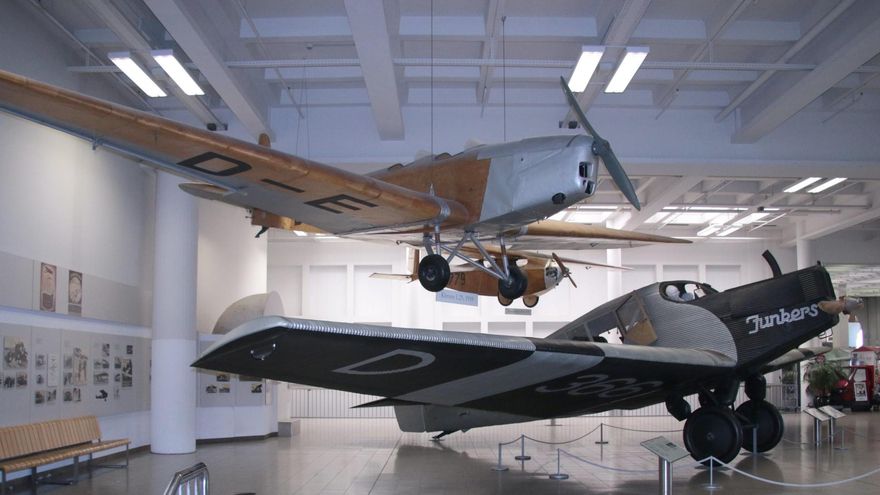 Pioneros del aire en el Deutsches Museum.