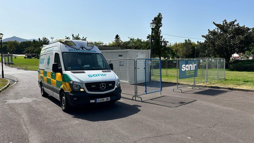 Bilbao mantiene vigente el contrato de las ambulancias de Aste Nagusia con La Pau, que ha cedido el contrato a Sanir
