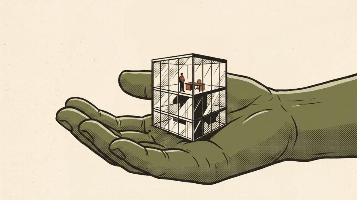 La oficina de la esquina, sin el cubículo de por medio