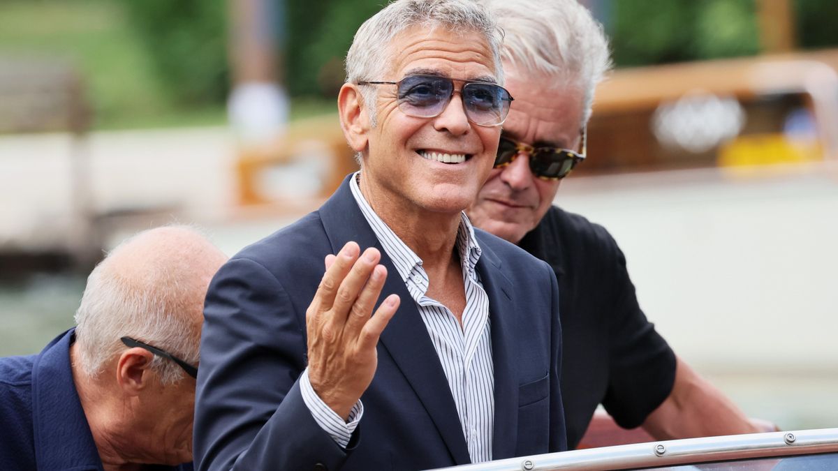 George Clooney a su llegada a Venecia para presentar 'Jay Kelly'