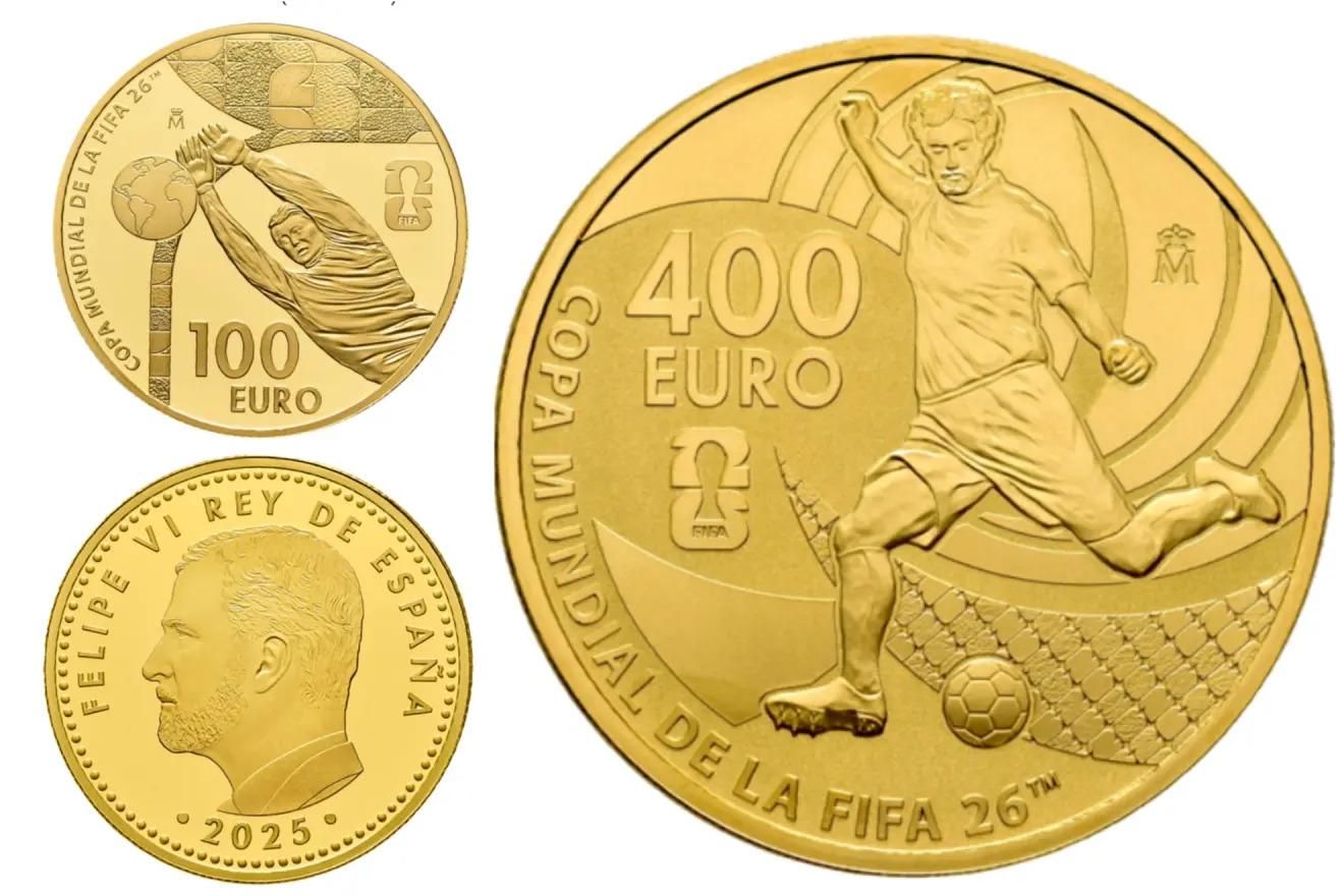 Así es la moneda conmemorativa del Mundial 2026 de fútbol que se acuñará para recordar la victoria.