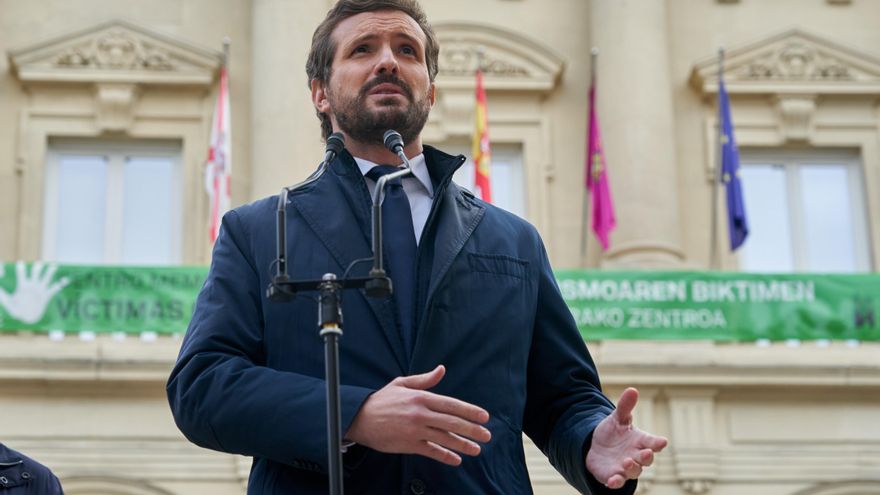 El presidente del PP, Pablo Casado, en una imagen de archivo. EFE/ L. Rico