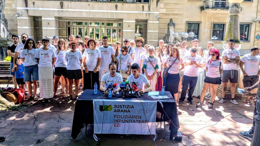 Crean una plataforma en apoyo al joven que perdió un testículo en las cargas del desalojo del gaztetxe de Rekalde