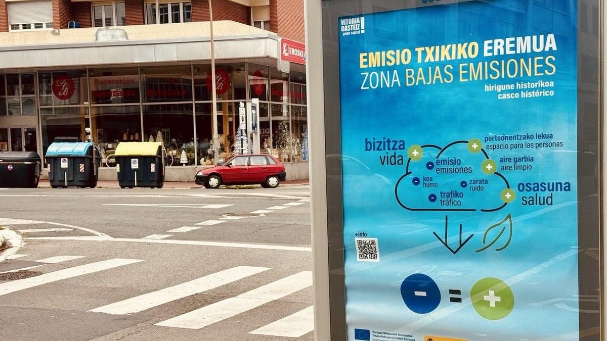 Vitoria estrena nuevas zonas de OTA y de bajas emisiones: mapas con las calles, coste y métodos de pago