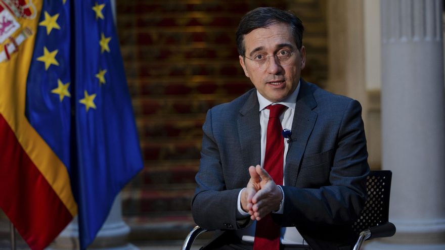 El ministro de Asuntos Exteriores, José Manuel Albares, en una imagen de archivo. EFE/Daniel González