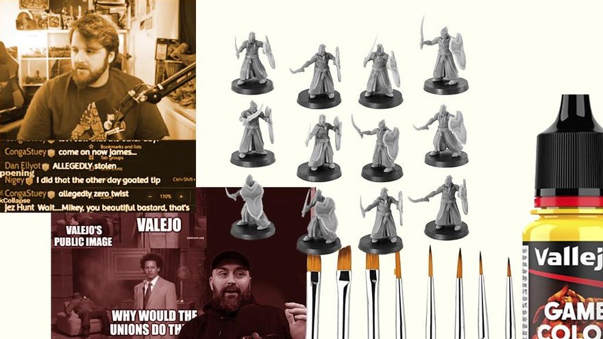 Aficionados al Warhammer de todo el mundo apoyan la huelga de una fábrica catalana que produce sus pinturas