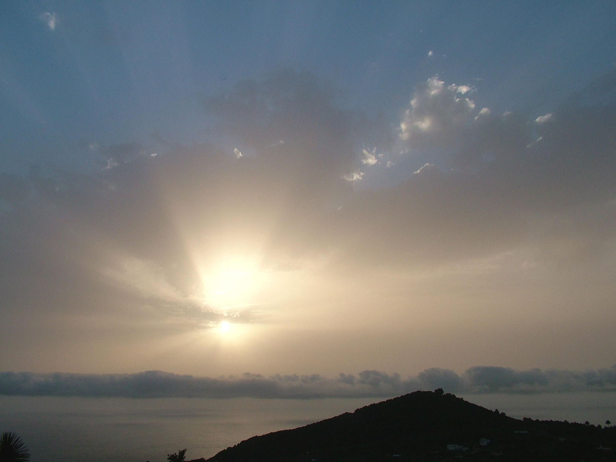 En la imagen, un día soleado en La Palma. ROSE MARIE DÄNCKE