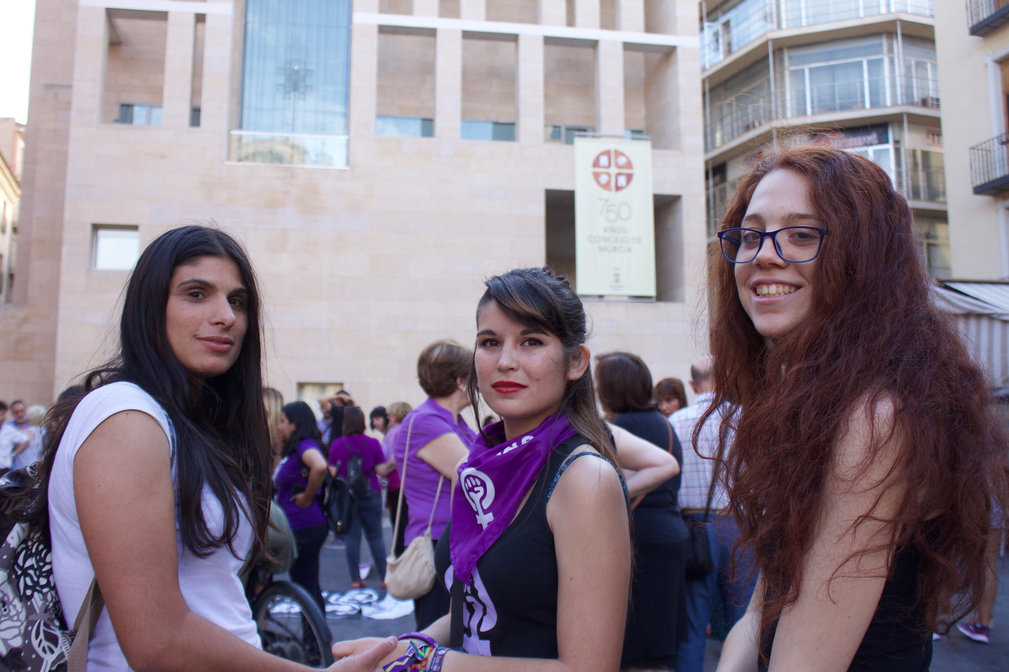 Convocatoria contra la violencia machista en la plaza Belluga/ ELISA RECHE