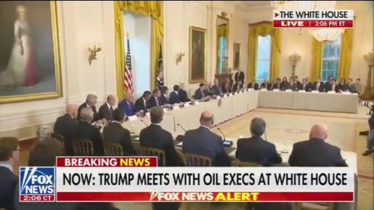 Reunión este viernes 9 de enero en la Casa Blanca entre Donald Trump y directivos de compañías petroleras