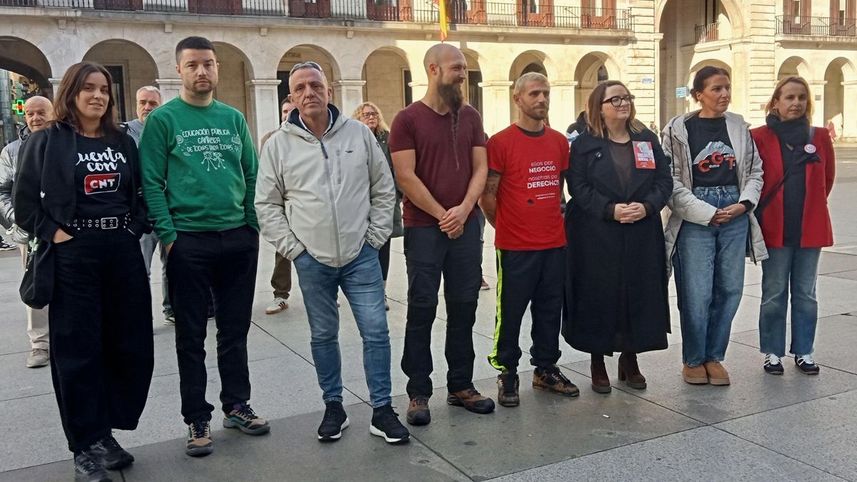 Las organizaciones que impulsan la huelga general del 11N confían en "la respuesta de la gente" en Cantabria