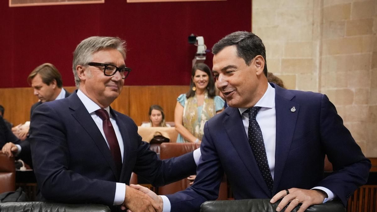 Los primeros presupuestos andaluces de PP-Vox cristalizan el rechazo a los menores extranjeros y crecen en sanidad