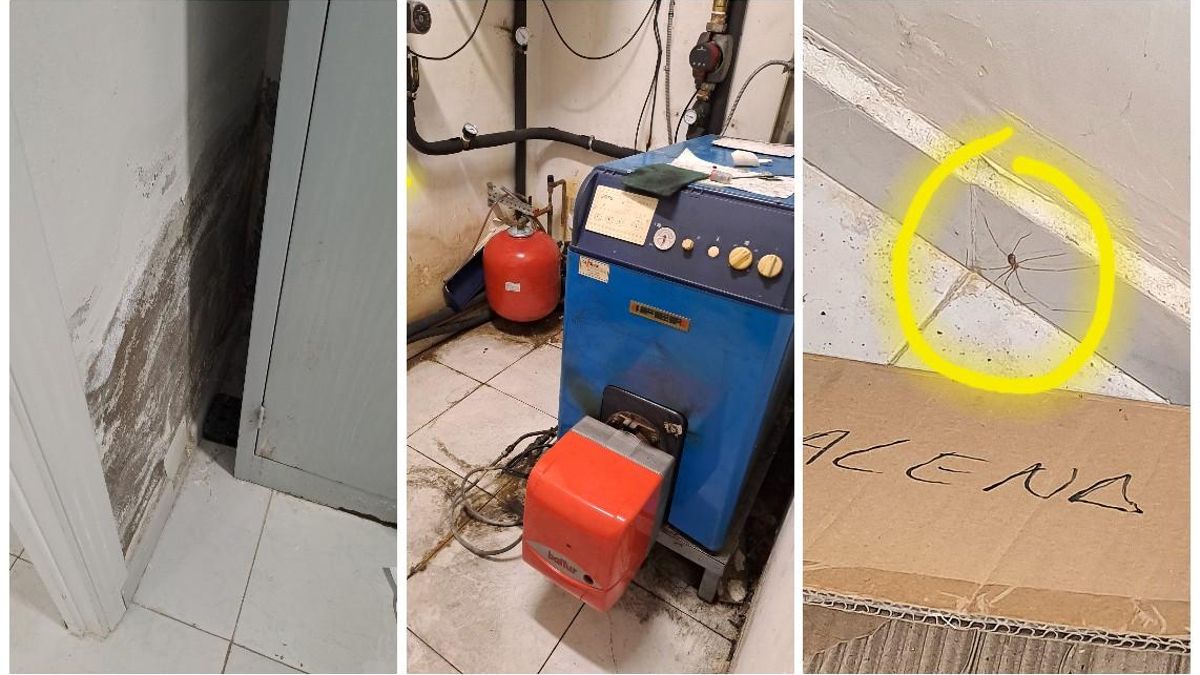 Imágenes de algunos desperfectos, averías y problemas en el centro de salud de La Magdalena en León.