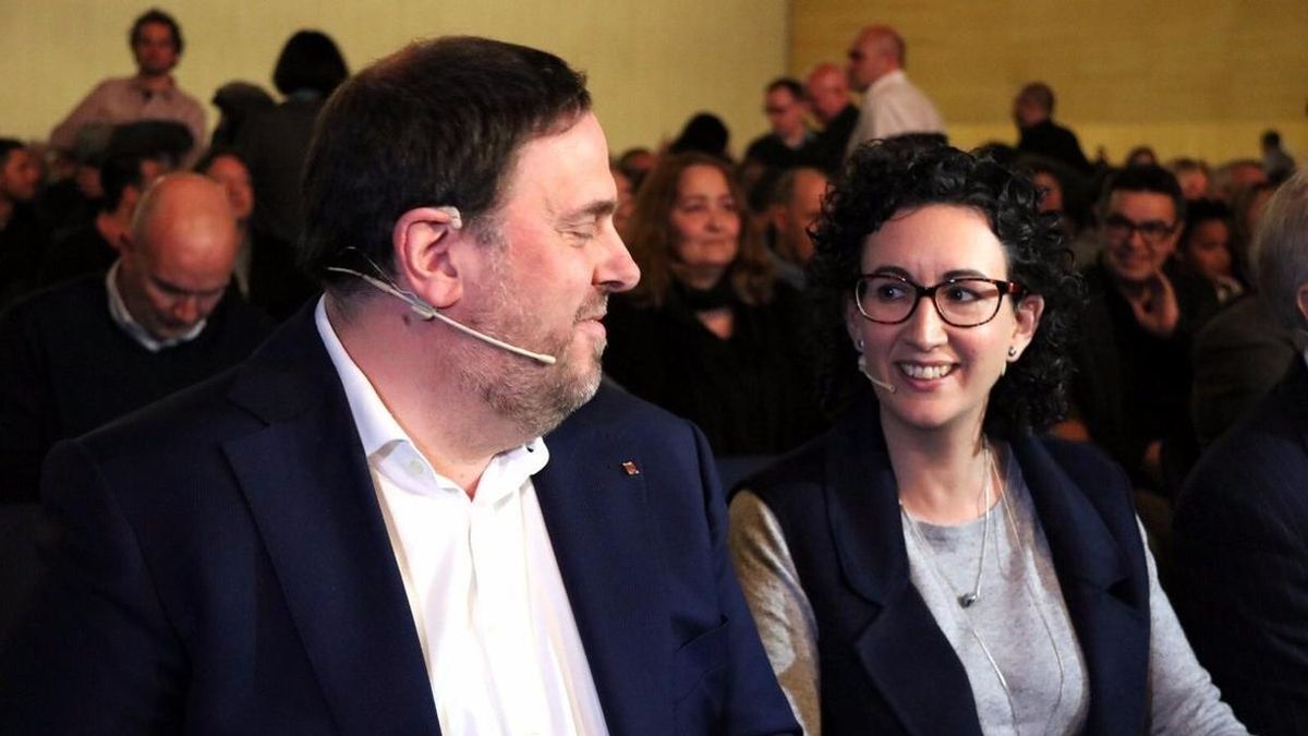 Oriol Junqueras y Marta Rovira, en una imagen de archivo