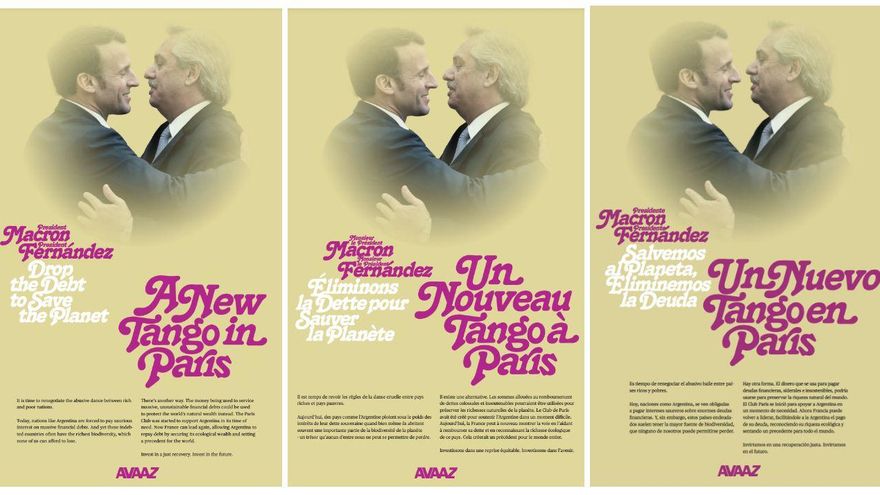 "Un nuevo tango en París": una solicitada pidió por la deuda argentina