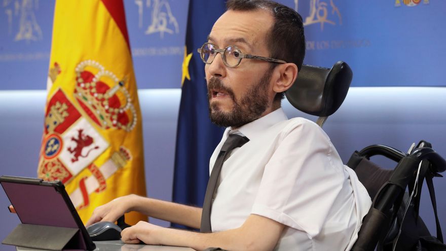 Echenique aplaude el cambio de posición del PSOE respecto a los indultos