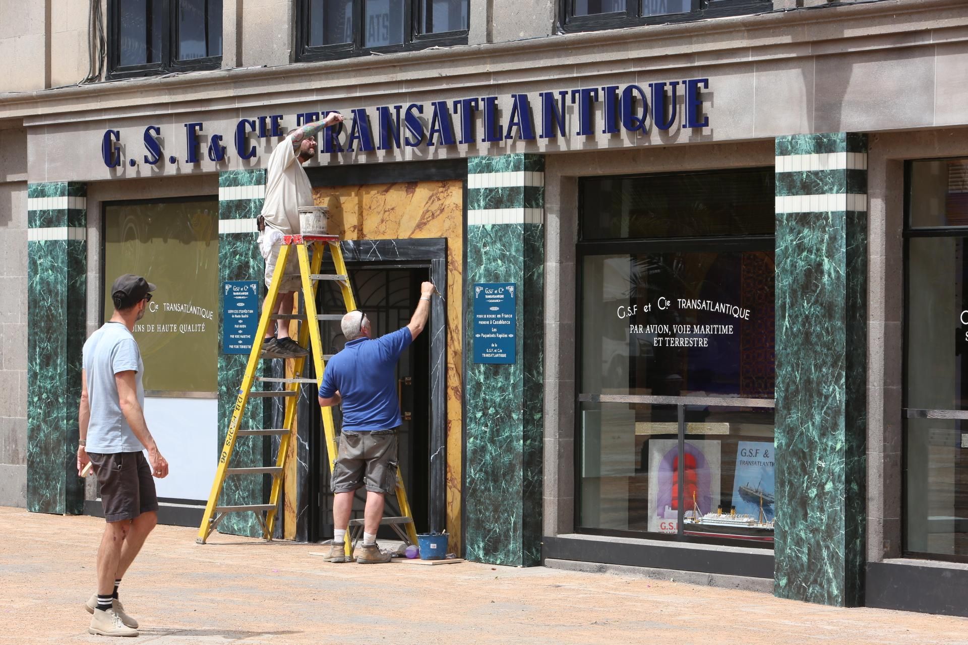 La capital grancanaria se transforma en Casablanca por el rodaje de 'Allied' (Alejandro Ramos)