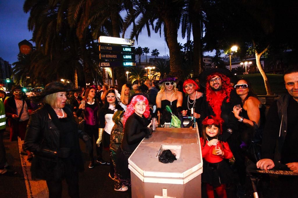 Entierro de la sardina del Carnaval de Las Palmas de Gran Canaria. FOTO: lpacarnaval