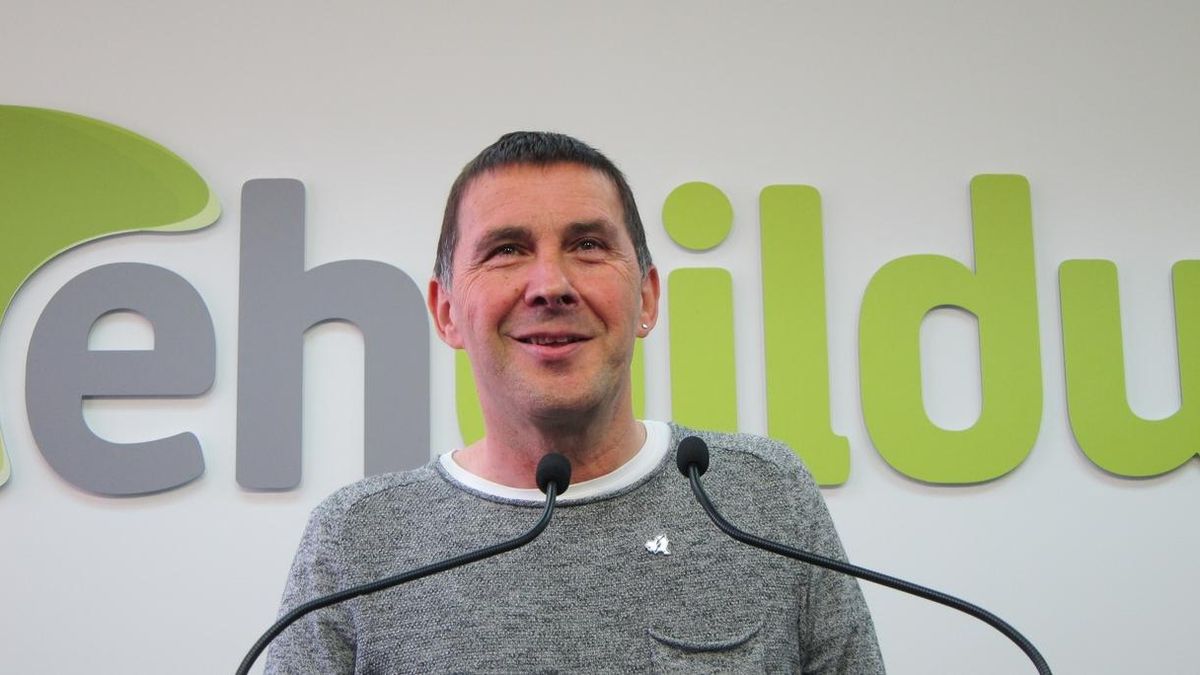 El candidato a lehendakari por EH Bildu, Arnaldo Otegi