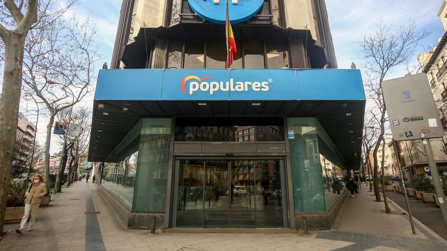 Sede nacional del Partido Popular en la calle Génova.