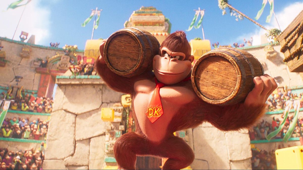 Donkey Kong en la pelicula de Super Mario Bros