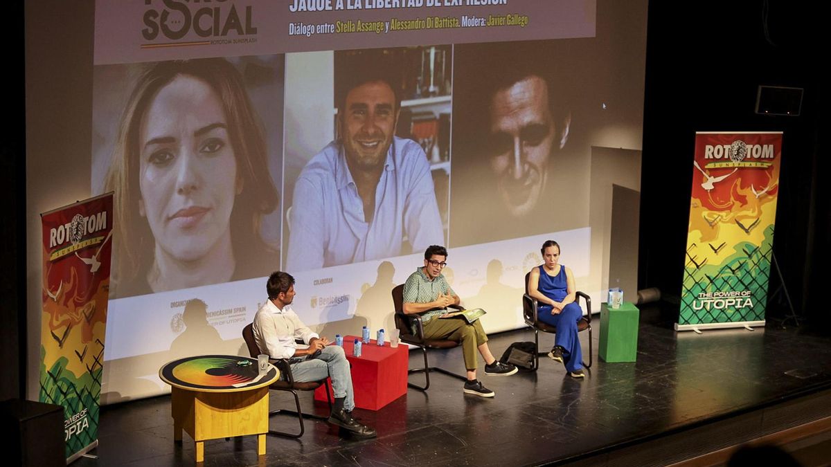 Una imagen del Foro Social del Rototom del año pasado, facilitada por la organización.