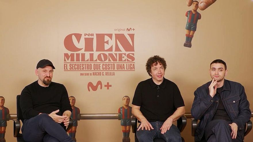 Raúl Arévalo 'secuestra' a Quini en 'Por cien millones': "Sería gracioso si fuera una comedia de los Coen, pero es un hecho real"