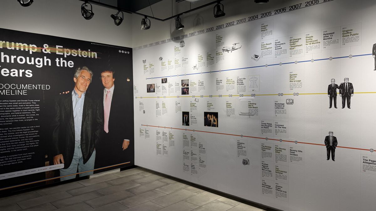 La exposición de Nueva York a la que nunca irá Trump: todos los documentos sobre Epstein, convertidos en un archivo público