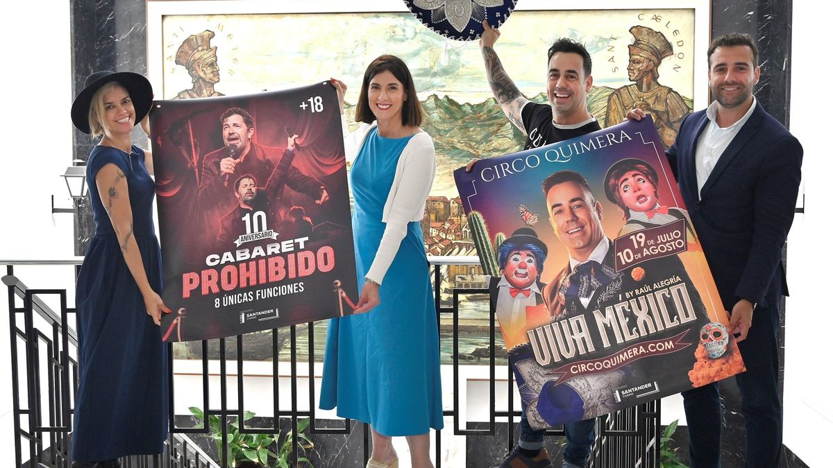 Presentación de la nueva producción del circo de Raúl Alegría, 'Viva México'