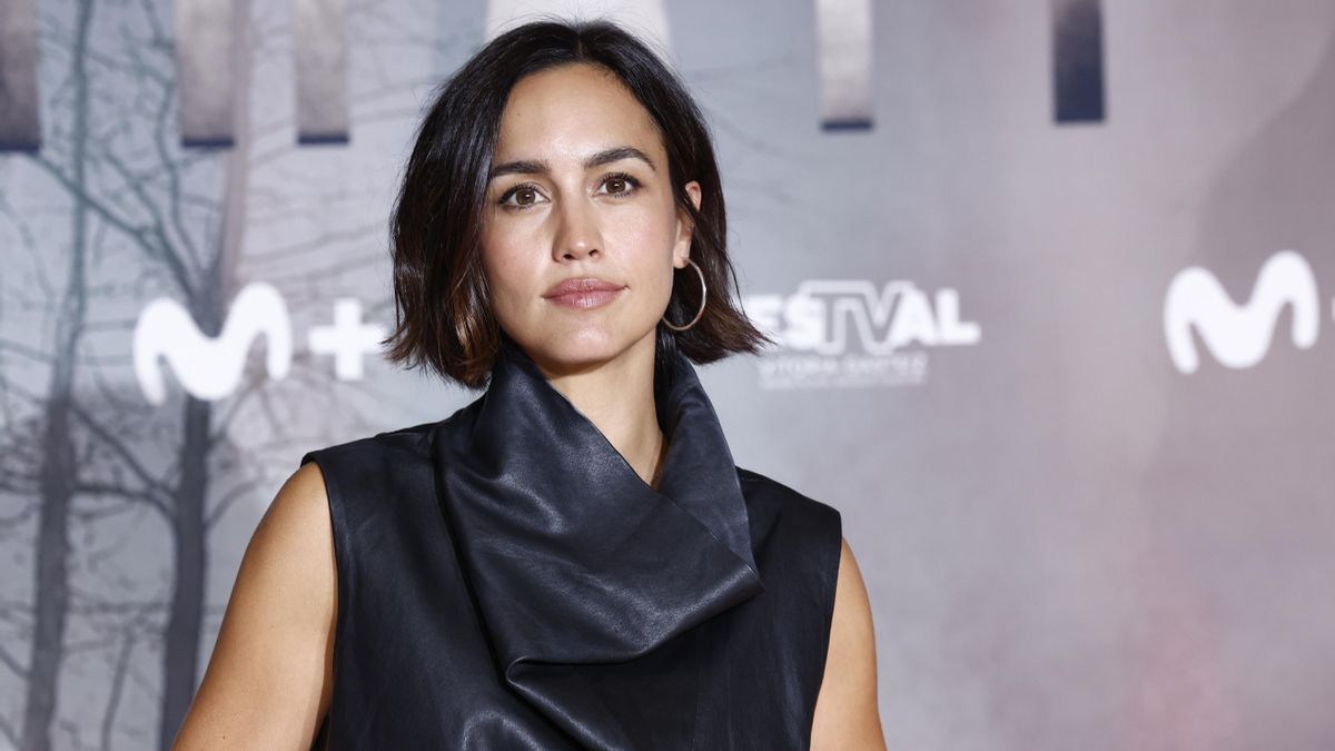 Megan Montaner en la presentación de 'La Caza. Irati'