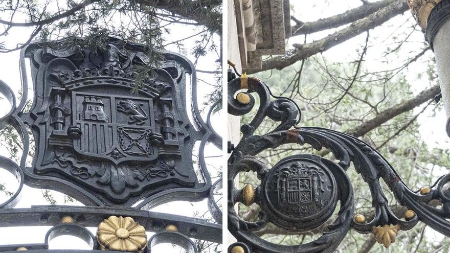 La Fiscalía no ve delito en mantener el escudo franquista del águila en El Pardo, la residencia del dictador