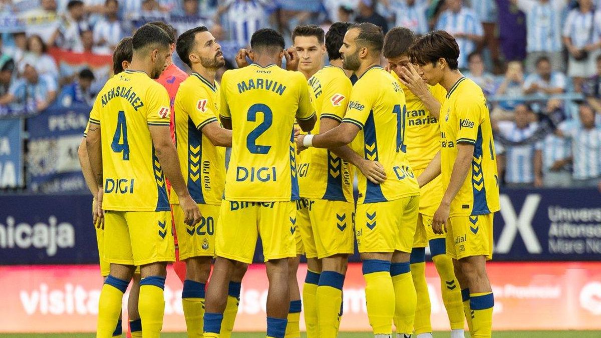 Las Palmas empata en La Rosaleda y se despide del sueño del ascenso