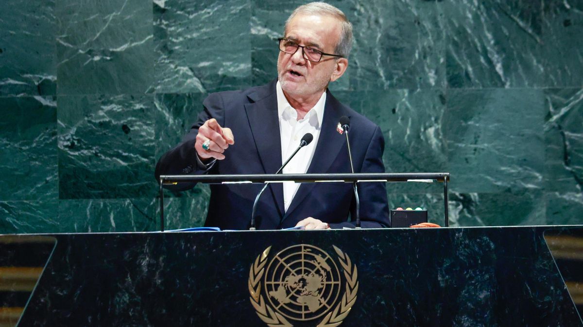 El presidente de Irán, Masoud Pezeshkian. 