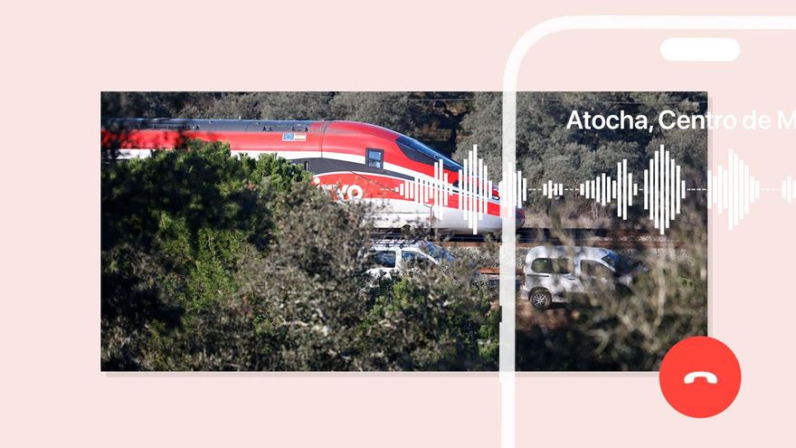 La llamada del maquinista del Iryo al centro de mando tras el descarrilamiento: "He sufrido un enganchón a la altura de Adamuz"