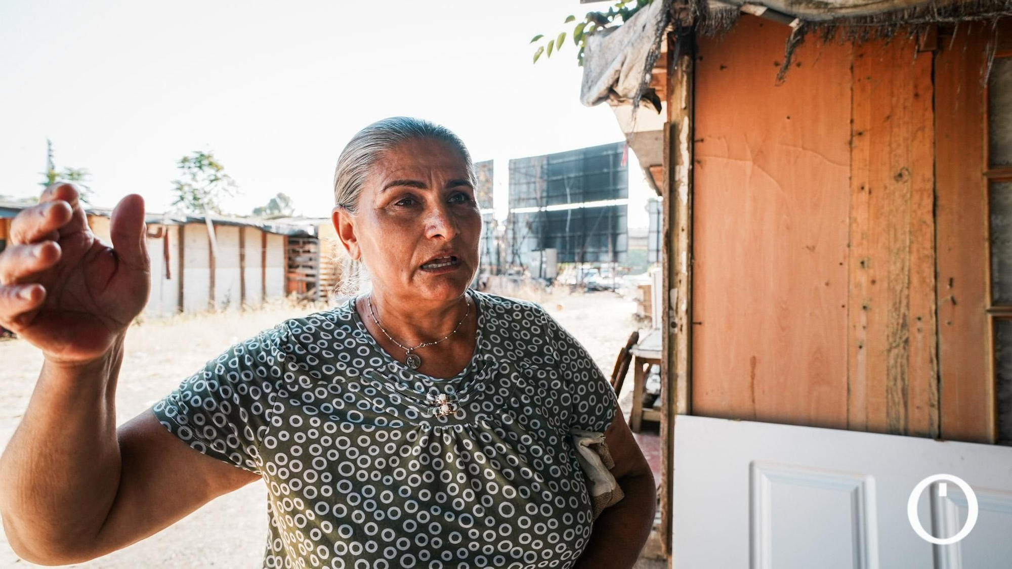 Asentamiento afectado tras el incendio que arrasó varias chabolas