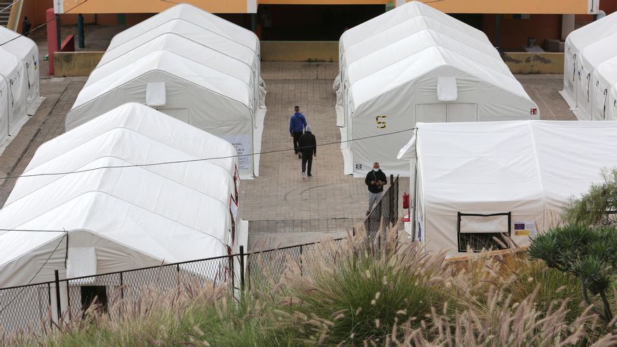 Un hotel vaciado y dos campamentos a punto de abrir, así avanza el Plan Canarias de Migraciones