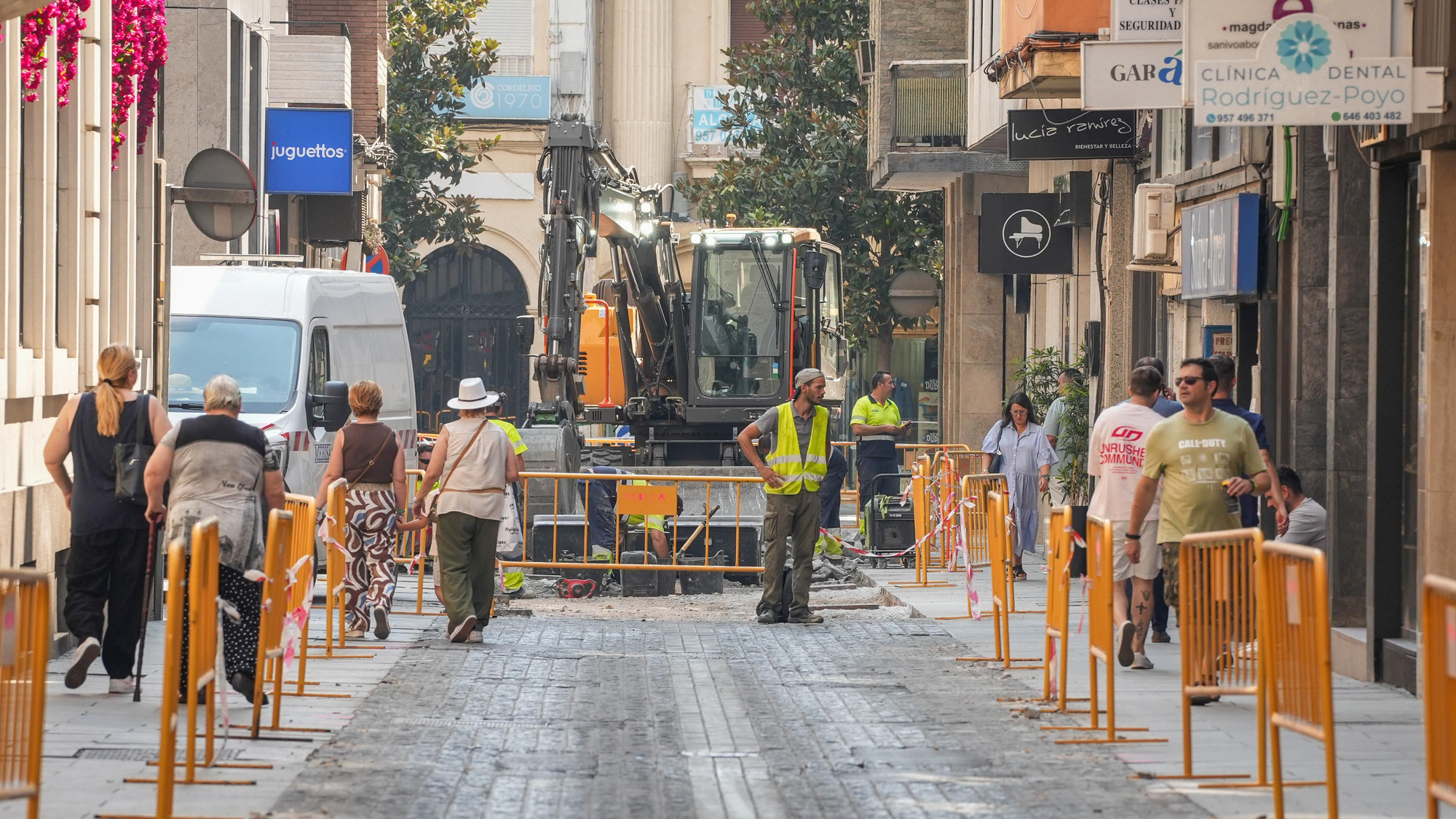 Comienzan las obras en el centro de Córdoba