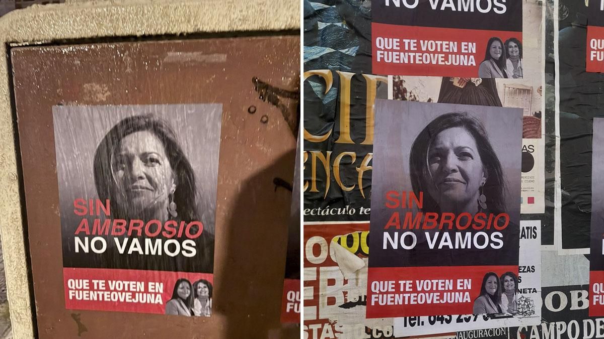 Carteles que buscan desmovilizar el voto socialista en Córdoba.