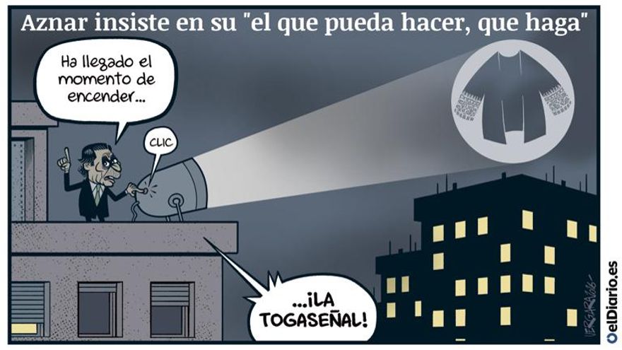 Aznar vuelve a la carga