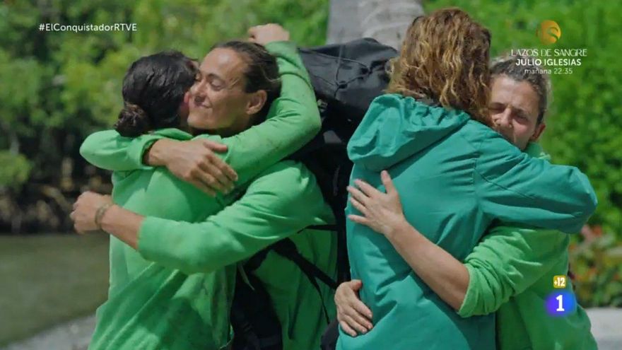 Magda y Mar en su despedida