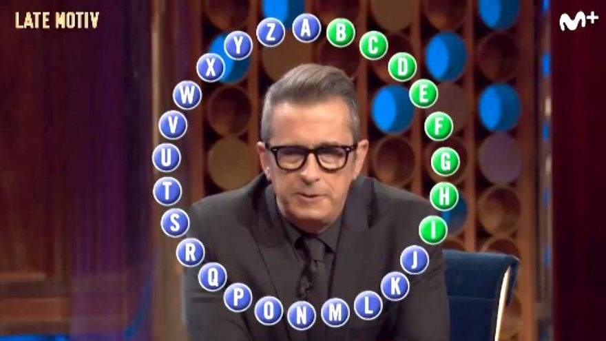 ‘Late Motiv’ crea su propio Rosco de 'Pasapalabra' para Buenafuente, con Raúl Cimas "duplicado" de presentador