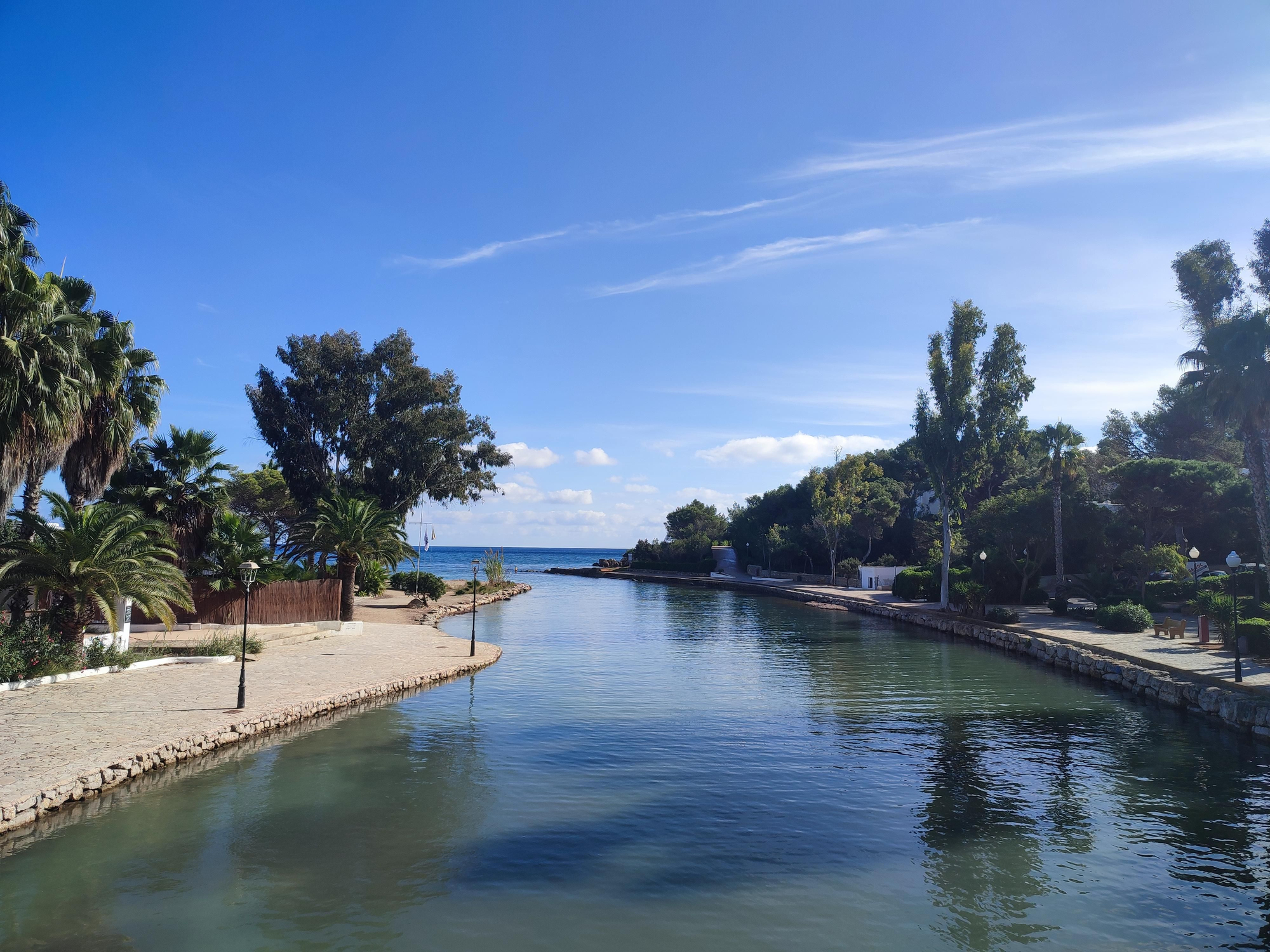 Desembocadura del río de Santa Eulària (Eivissa)