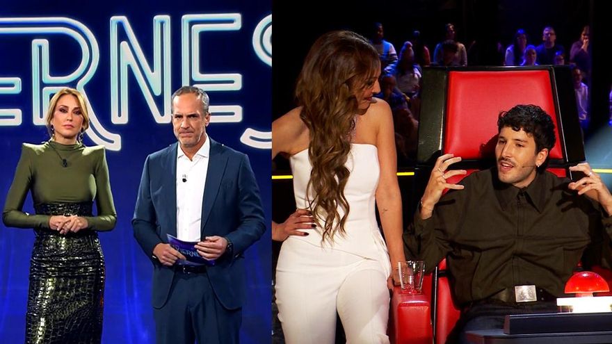 'De Viernes' (11.6%) se desinfla y pierde el liderazgo ante 'La Voz' (11.9%), que se alivia con una ligera subida