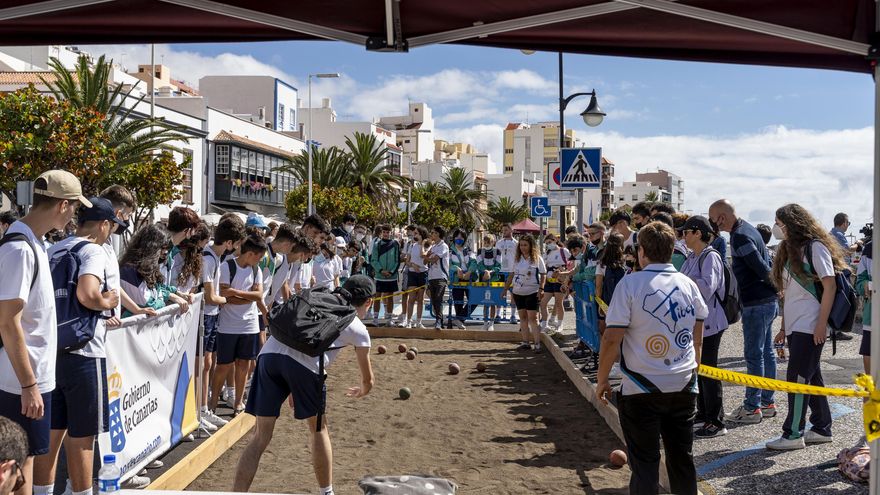 Más de 1.400 estudiantes participan en La Palma en las 'Muestras de deportes y juegos motores autóctonos y tradicionales de Canarias'