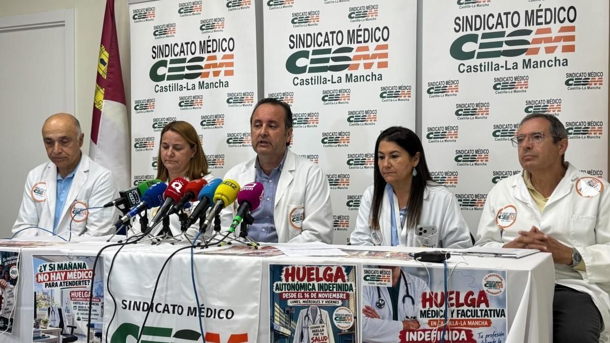 El Sindicato Médico convoca huelga indefinida desde el 16 de noviembre en Castilla-La Mancha
