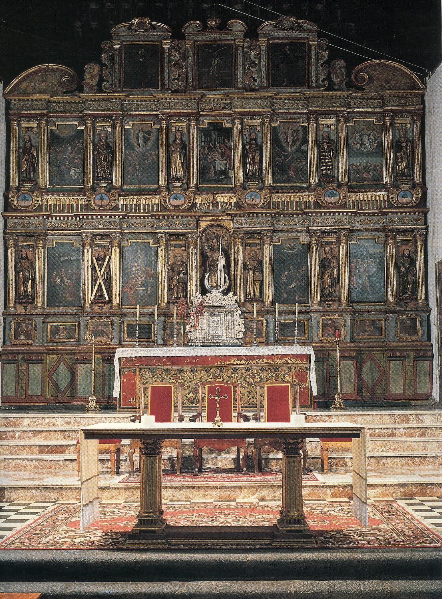 Retablo mayor de Nuestra Señora de Candelaria.