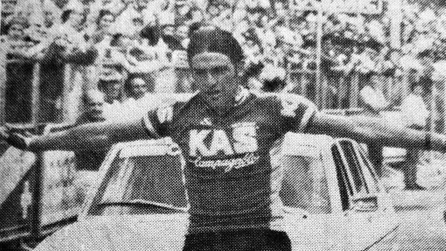 Nazabal, en Vitoria en 1977