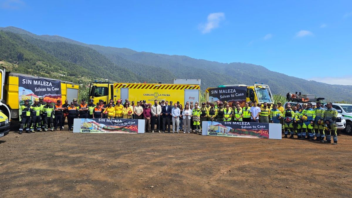 La Palma destina más de 460 efectivos, 50 medios terrestres y 5 helicópteros a la lucha con los incendios forestales