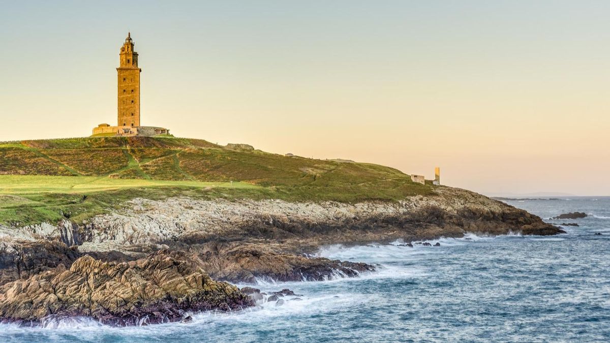 La Torre de Hercules, en Coruña.