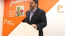 El portavoz regional de Ciudadanos, Miguel Sánchez