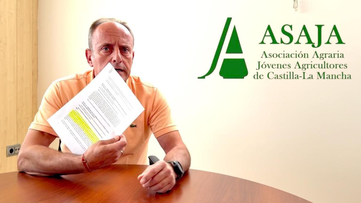 Asaja asegura que Castilla-La Mancha quiere endurecer aún más la norma y prohibir por Ley cosechar con nivel rojo o naranja